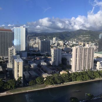 Marina Tower Waikiki - View while riding the one available elevator - Hotels Near Me - Honolulu, Hawaii Marina Tower Waikiki - View while riding the one available elevator - Hotels Near Me - Honolulu, Hawaii
