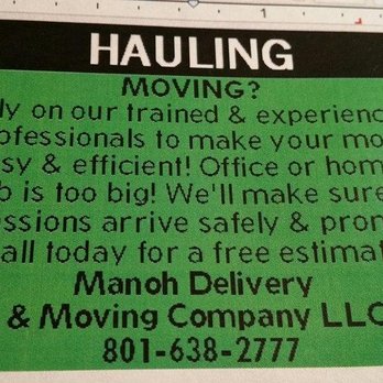 Marnoh Delivery & Moving - Movers Near Me - Cedar Rapids, Iowa