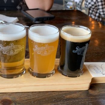 Sutter Buttes Brewing - Beer Flight - Pubs Near Me - Yuba City, California Sutter Buttes Brewing - Beer Flight - Pubs Near Me - Yuba City, California