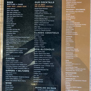 Frank's - Menu - Burgers Near Me - Zeeland, Michigan Frank's - Menu - Burgers Near Me - Zeeland, Michigan
