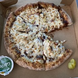 Papa Johns Pizza - Bbq Sauce Grilled chicken  Canadian bacon Pineapple