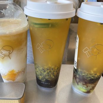 Heytea - Mango coconut and passion fruit - Bubble Tea Near Me - Sunnyvale, California