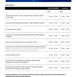 Paia Family Dental - Covid-19 Intake Questionaire