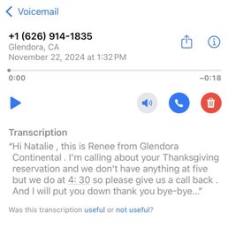 Left me a message and when I called back, I was told 4:30 is not a viable appointment time!? Ridiculous Left me a message and when I called back, I was told 4:30 is not a viable appointment time!? Ridiculous