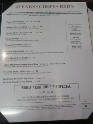 Menu photo 4 Western View Steakhouse Williams, AZ Menu photo 4 Western View Steakhouse Williams, AZ