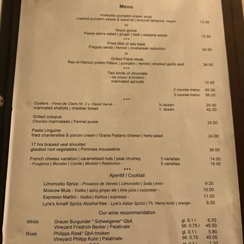 Hackescher Hof - Menu October 2024 - German Near Me - Berlin, BE