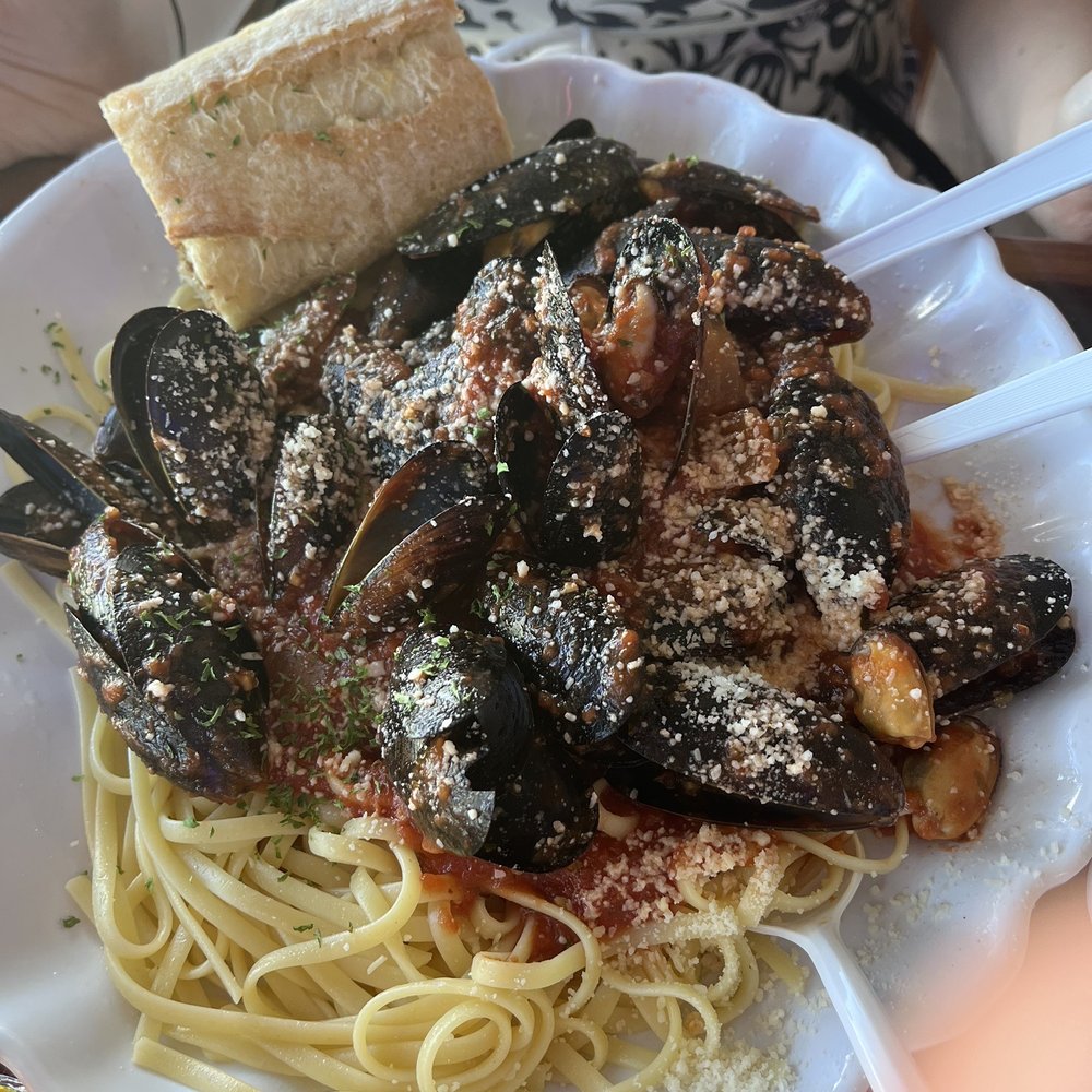 Lazy Flamingo - Mussels Marinara - Seafood Near Me - Bokeelia, Florida Lazy Flamingo - Mussels Marinara - Seafood Near Me - Bokeelia, Florida