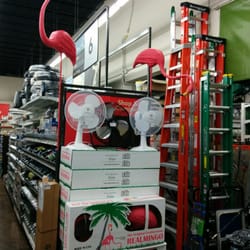 Crowder Bros Ace Hardware - GIANT Pink Flamingos!