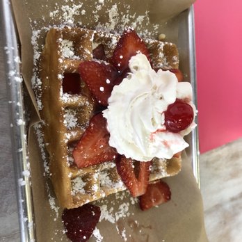 Waffle O'licious - O Strawberry Waffle - Food Trucks Near Me