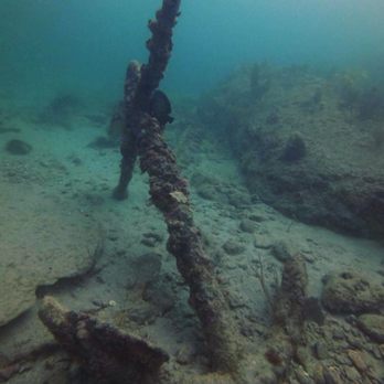 South Florida Diving Headquarters - Parts of the ship wreck we saw on our dive (photo creds go to Atilla our instructor) - Boating Near Me - Pompano Beach, Florida