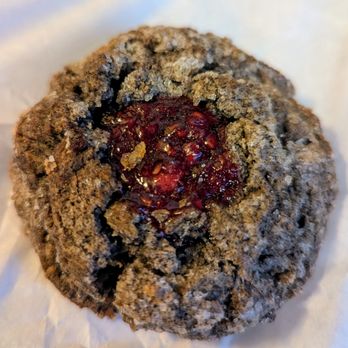 Swedish Hill - Buckwheat and Jam Scone - Cafes Near Me - Westlake Hill, Texas