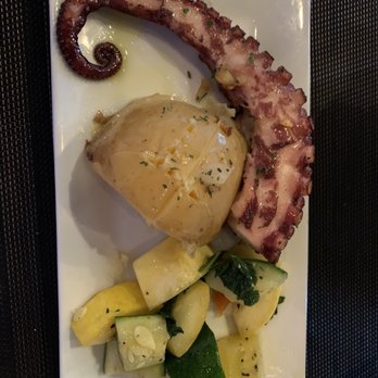 Bela Lisboa - This is half of the grilled octopus! My hubby and I split the dish! So good! - Portuguese Near Me - Chattanooga, Tennessee Bela Lisboa - This is half of the grilled octopus! My hubby and I split the dish! So good! - Portuguese Near Me - Chattanooga, Tennessee