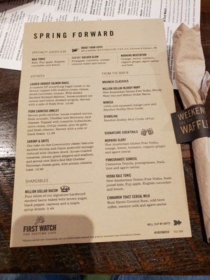 Menu photo 5 First Watch Cedar Park, TX