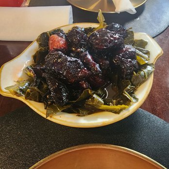 Dasha Barbour's - Turkey burnt ends with collard greens - Southern Near Me - Louisville, Kentucky Dasha Barbour's - Turkey burnt ends with collard greens - Southern Near Me - Louisville, Kentucky