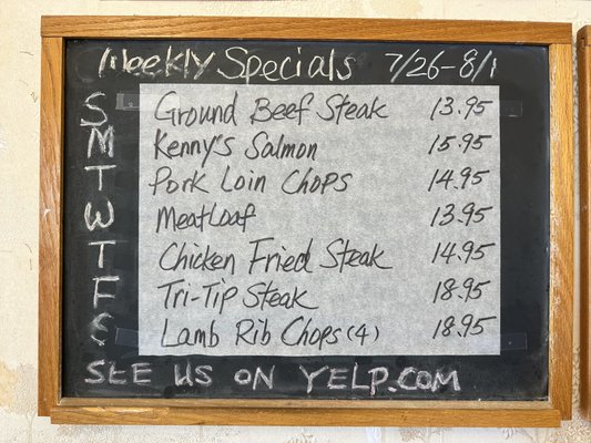 Menu photo 1 Kenny's Cafe Pacifica, CA