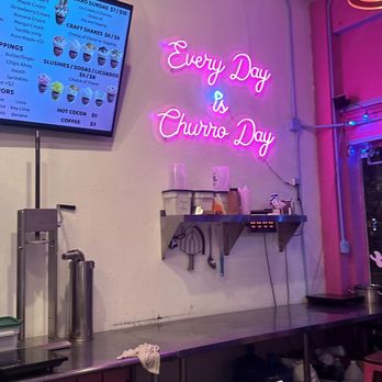 Chiki Churros - Inside counter - Desserts Near Me - St. Petersburg, Florida