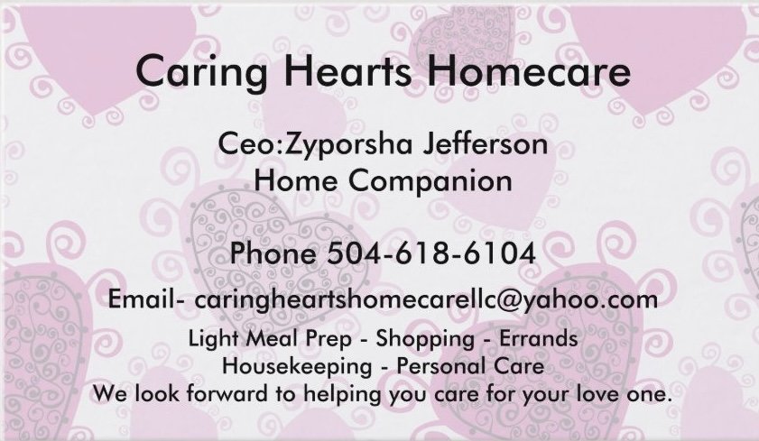 Caring Hearts Homecare - home care agency in New Orleans, LA