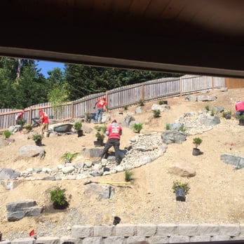 New Dimension Lawn & Landscape - The whole crew in our hill working hard! - Landscaping Near Me - Puyallup, Washington New Dimension Lawn & Landscape - The whole crew in our hill working hard! - Landscaping Near Me - Puyallup, Washington