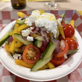 MezeHub - Sopska salad - Turkish Near Me - North Bethesda, Maryland