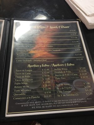 Menu photo 4 Mi Casa Es Tu Casa Woodbridge, VA