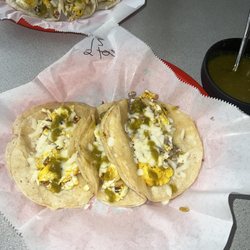 Taqueria Altos De Jalisco - Breakfast taco; egg, cheese, and bacon