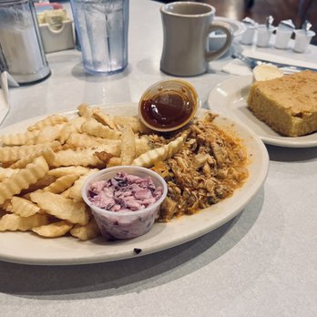 Elmo's Diner - BBQ Chicken Plate - Diners Near Me - Durham, North Carolina