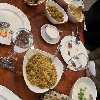 India Oven Auburn - a table full of indian food - Indian Near Me - Auburn, California