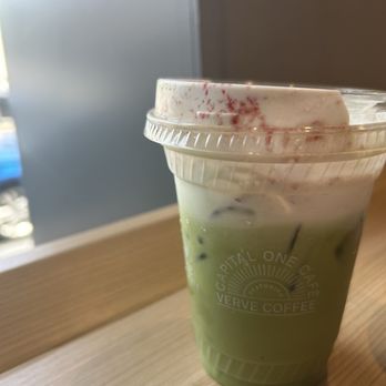 Capital One Café - Matcha latte with strawberry cold foam - Banks & Credit Unions Near Me - Washington, DC, District of Columbia Capital One Café - Matcha latte with strawberry cold foam - Banks & Credit Unions Near Me - Washington, DC, District of Columbia