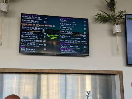 Menu photo 8 South O Brewing Oceanside, CA