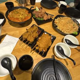 2. Satay Chicken 2. Satay Beef 2. Curry Chicken Noodle Soup 17. Pan-Fried Mee Siam 11. Malay Fried Chicken Wing 2. Satay Chicken 2. Satay Beef 2. Curry Chicken Noodle Soup 17. Pan-Fried Mee Siam 11. Malay Fried Chicken Wing