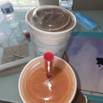 Tropical Smoothie Cafe - Mocha Madness Smoothie Mango Magic Smoothie - Juice Bars & Smoothies Near Me - Richmond, Texas Tropical Smoothie Cafe - Mocha Madness Smoothie Mango Magic Smoothie - Juice Bars & Smoothies Near Me - Richmond, Texas