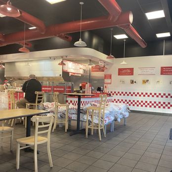 Five Guys - Interior - Burgers Near Me - San Jose, California