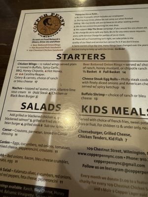Menu photo 6 Copper Penny Wilmington, NC Menu photo 6 Copper Penny Wilmington, NC