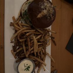Bistro 501 - French Onion Burger*  Best burger in Lafayette! 5/5