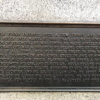Theodore Roosevelt Sculpture - Inscription - Landmarks & Historical Buildings Near Me - Portland, Oregon Theodore Roosevelt Sculpture - Inscription - Landmarks & Historical Buildings Near Me - Portland, Oregon