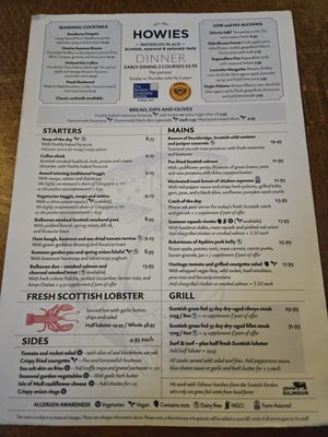 Menu photo 1 Howies Edinburgh, EDH Menu photo 1 Howies Edinburgh, EDH