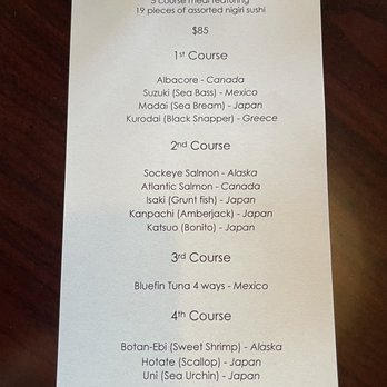 Shiro's - Menu - Sushi Bars Near Me - Seattle, Washington