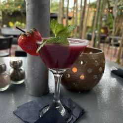 Martini's Organic Restaurant - Berry martini