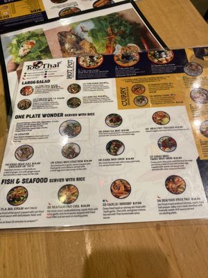 Menu photo 2 Too Thai Street Eats Carrollton, TX