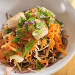The Cabana Bar & Grill - Rainbow Soba with shrimp