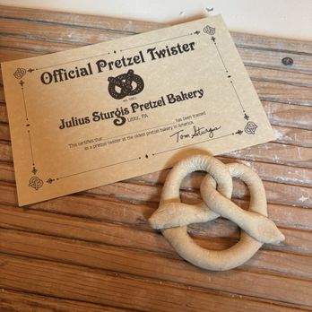 Julius Sturgis Pretzel Bakery - I made this! - Bakeries Near Me - Lititz, Pennsylvania Julius Sturgis Pretzel Bakery - I made this! - Bakeries Near Me - Lititz, Pennsylvania