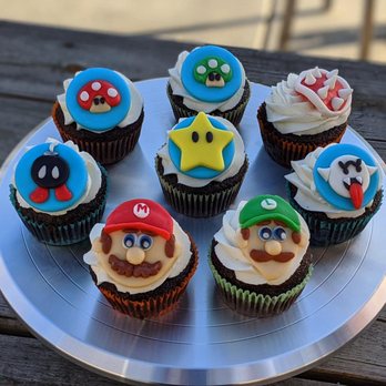 Little Byrd Bakery - Mario Bros Cupcakes - Desserts Near Me Little Byrd Bakery - Mario Bros Cupcakes - Desserts Near Me