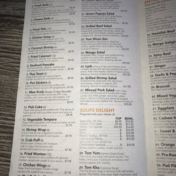 Thai Delight - Dinner Menu - Thai Near Me - Phoenix, Arizona Thai Delight - Dinner Menu - Thai Near Me - Phoenix, Arizona