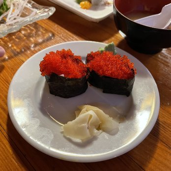 Tora Sushi Lounge - We ordered Ikura (Salmon Roe) but received this.When we mentioned it, the server removed the charge. - Sushi Bars Near Me - Seaside, Oregon