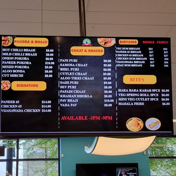 Mayuri - Menu for the hot food bar. - International Grocery Near Me - Seattle, Washington Mayuri - Menu for the hot food bar. - International Grocery Near Me - Seattle, Washington