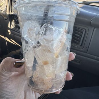 Hail Fellow Well Met - 85% ice, finished in 5 mins and I'm a slow drinker! - Cafes Near Me - Springdale, Arkansas