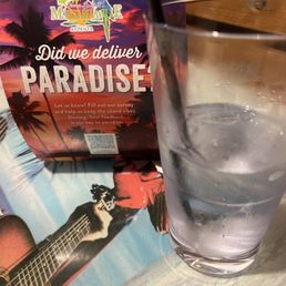 Water is what i am drinking since "no frozen drinks available! Water is what i am drinking since "no frozen drinks available!