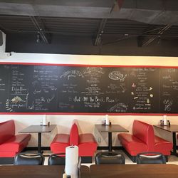 Just Off the Brick Pizza - The menu