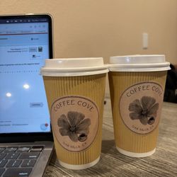 Americano + cookie butter latte