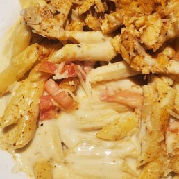 Cajun chicken Pasta. Dry, salty, hairy, gross. Cajun chicken Pasta. Dry, salty, hairy, gross.
